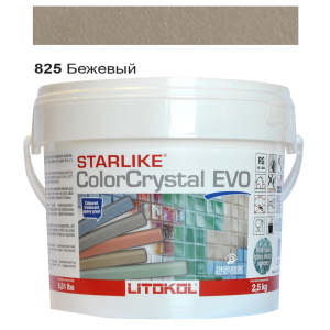 Эпоксидная затирка Litokol Starlike EVO ColorCrystal 825 Бежевый Хамелеон 2,5кг ТОП в Днепре