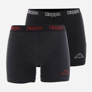 Трусы-шорты Карра Boxers 2-Pack 304JB30-940 XL 2 шт Black/Antra (8002390433453) ТОП в Днепре