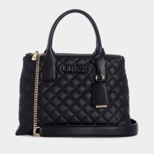 Сумка женская Guess Elliana Satchel 562 Черная (H2000029600005) лучшая модель в Днепре