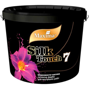 Шовковисто-матова латексна фарба "Silk Touch 7" Maxima 3.5 кг (4823083307868) краща модель в Дніпрі