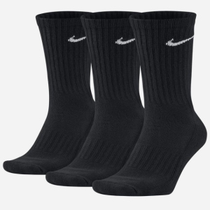 Шкарпетки Nike U Nk V Cush Crew - 3P Value SX4508-001 34-38 (S) 3 пари Чорні (685068091308) ТОП в Дніпрі