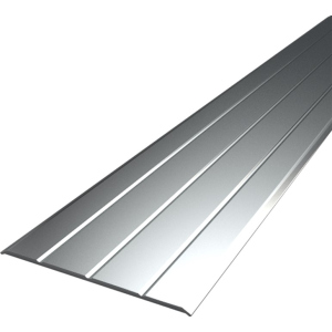 Плінтус алюмінієвий Алюпро ПАС-3099м 2.71 м Сріблястий (Н0000000424) ТОП в Дніпрі
