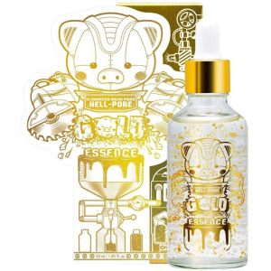 Есенція для обличчя Elizavecca Milky Piggy Hell-Pore Gold Essence з частинками 24к золота 50 мл (8809624500086) краща модель в Дніпрі