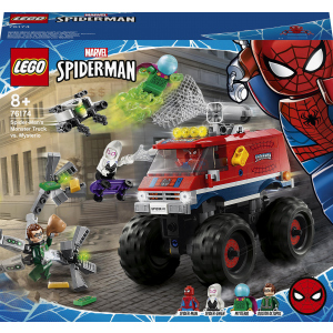 Конструктор LEGO Super Heroes Вантажівка-монстр Людини-Павука проти Містеріо 439 деталей (76174) рейтинг