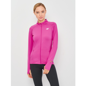 Спортивна кофта 4F H4L21-BLDF010-55S M Hot Pink (5902818575914) краща модель в Дніпрі