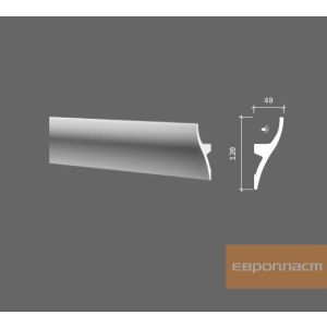 Карниз Европласт 1.50.229 (120x48)мм в Днепре