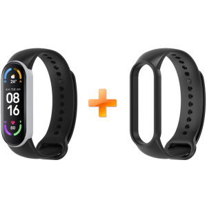 Xiaomi Mi Band 6 MiJobs Dual Color Black/Grey (MJ6-DSS002BG) краща модель в Дніпрі