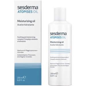 Олія зволожуюча Sesderma Oil Moisturizing Atopises для чутливої, схильної до акне шкіри 200 мл (8429979434555) краща модель в Дніпрі