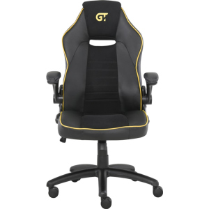 Крісло для геймерів GT RACER X-2760 Black/Yellow краща модель в Дніпрі