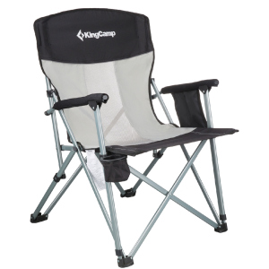 Стул KingCamp Hard Arm Chair Черный (KC3825 BLACK/MEDIUMGREY) ТОП в Днепре