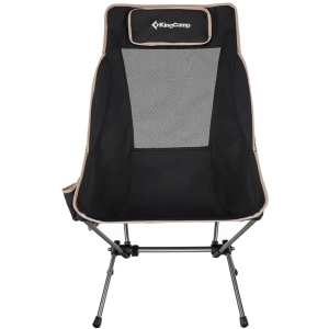 Раскладное кресло KingCamp High-backed Folding Chair Black (KC3950 Black)