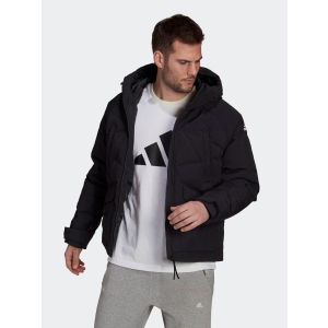 Пуховик Adidas Big Baffle Jkt GT6538 L Black (4064054233261) краща модель в Дніпрі