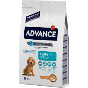 Сухий корм Advance Puppy Medium для цуценят середніх порід 3 кг (8410650150291) надійний