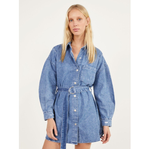 Джинсовая куртка Bershka XAZ261959OERZ S Синяя (DD8000005380345) в Днепре