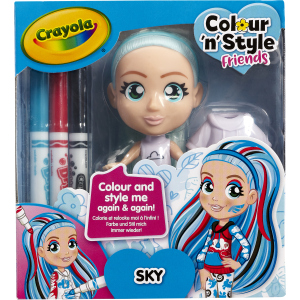 Набір для творчості Crayola Colour n Style Стильні дівчата Скай (918938.005) (8720077189386) ТОП в Дніпрі