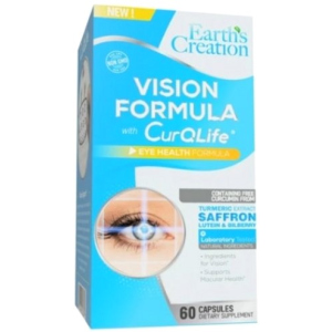 Добавка для зрения Earths Creation CurQLife Vision Formula 60 капсул (608786002340) рейтинг