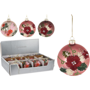 Набір ялинкових куль Christmas Decoration 8 см 12 шт (ABT620250) ТОП в Дніпрі