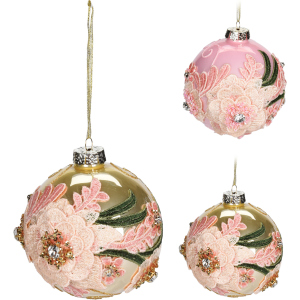 Набір ялинкових куль Christmas Decoration 10 см 6 шт (ACT504710) краща модель в Дніпрі