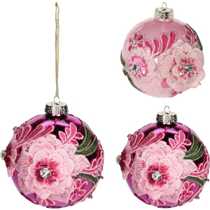 Набір ялинкових куль Christmas Decoration 10 см 6 шт (ACT504730) краща модель в Дніпрі