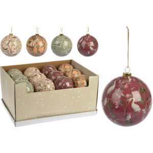 Набор елочных шаров Christmas Decoration 10 см 24 шт BIRD (APF478520) лучшая модель в Днепре