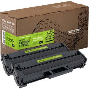 Картридж Patron Green Label Samsung MLT-D111S для SL-M2020/2070 Dual Pack (2шт) (PN-D111DGL) в Дніпрі