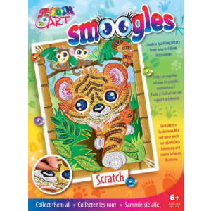 Набір для творчості Sequin Art Smoogles Тигр 25х34 см (SA1815) в Дніпрі