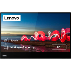 Монітор 14" Lenovo ThinkVision M14t (62A3UAT1WL)