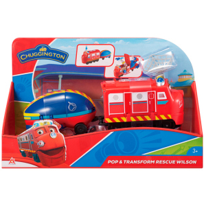 Игрушка Chuggington Паровозик Вилсон с прицепом Играй и трансформируй (EU890201)