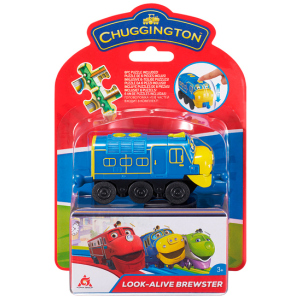 Іграшка Chuggington Паровозик Брюстер з механічною функцією та пазлом (EU890302) ТОП в Дніпрі