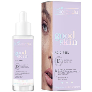 Кислотный пилинг Bielenda Good Skin Микро-эксфолиант 15% AHA + PHA + Ниацинамид 30 мл (5902169046873) ТОП в Днепре