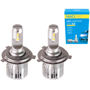 Автолампы NAOEVO S4/LED/H4/Flip Chip/9-16V/30W/3600Lm/EMERGENCY3000K/3000K/4300K/6500K (S4-H4) в Днепре