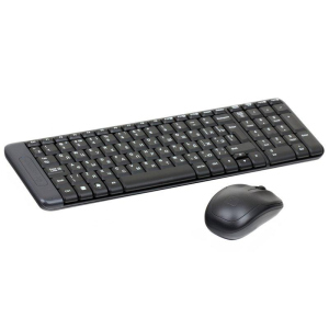 Комплект Logitech Wireless Desktop MK220 (920-003169) Black лучшая модель в Днепре