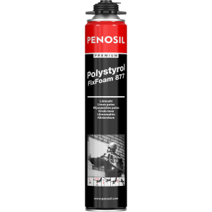 Пістолетна монтажна клей-піна Penosil Premium Polystyrol FixFoam 877 750 мл (A3781) в Дніпрі