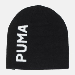 хорошая модель Шапка Puma Ess Classic Cuffless Beanie 2343301 Черная (4064533036369)