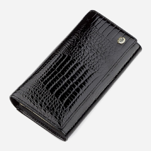 Кошелек ST Leather Accessories 18426 Черный лучшая модель в Днепре