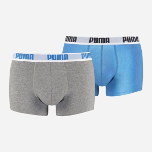 Трусы-шорты Puma Basic Trunk 2P 88887010 L 2 шт Blue-Grey (8713537756105) надежный