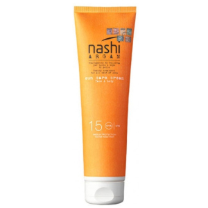 Солнцезащитный крем для лица и тела Nashi Argan Sun Cream 15SPF 150 мл (8025026270185) лучшая модель в Днепре