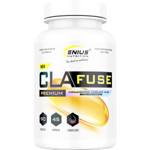 Вітаміни та мінерали Genius Nutrition CLA FUSE 90 гелевих капсул (5405621076581) в Дніпрі