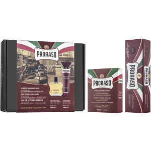 Подарочный набор для бритья Proraso Деликатное бритье и уход для жесткой щетины с сандаловым маслом и маслом дерева Ши Крем 150 мл + Лосьон 100 мл (8004395004775) лучшая модель в Днепре