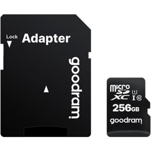 купить Goodram microSD 256GB Class 10 UHS-I (M1AA-2560R12)