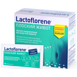 Біологічно активна добавка Lactoflorene Плоский живіт 20 пакетиків (8004995458770) ТОП в Дніпрі