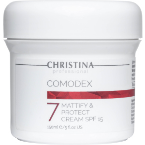 Матирующий защитный крем Christina Comodex Mattify & Protect Cream SPF 15 150 мл (7290100366424) ТОП в Днепре