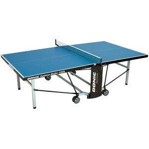 Стіл для настільного тенісу Donic Outdoor Roller 1000 Синій (230291) ТОП в Дніпрі