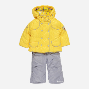 Комплект (куртка + полукомбинезон) Baby Line V118-16 80 см Желтый с серым (ROZ6204000738) лучшая модель в Днепре