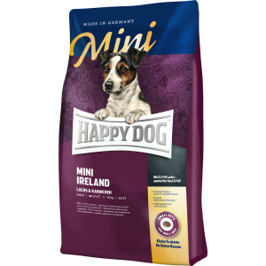 Сухой корм Happy Dog Mini Ireland для собак мелких пород для нормализации линьки с кроликом и лососем 4 кг (4001967061574) в Днепре