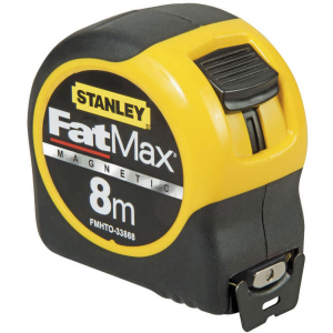 Рулетка измерительная Stanley FatMax Blade Armor с магнитным крючком 8 м х 32 мм (FMHT0-33868) ТОП в Днепре