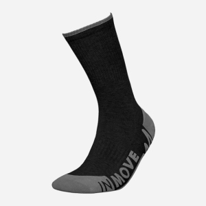 Термошкарпетки InMove Sport Deodorant black/grey (44-46) (5901050072892) краща модель в Дніпрі