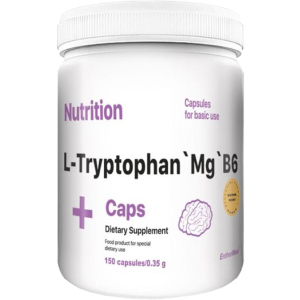 Антистрес комплекс L-Триптофан Магній B6 EntherMeal L-Tryptophan Mg B6 150 капсул (TRMGB150AB120) в Дніпрі