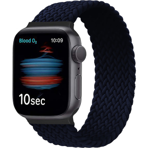 Ремешок Promate Fusion-44M для Apple Watch 42-44 мм 1/2/3/4/5/6/7/SE Charcoal (fusion-44m.charcoal)