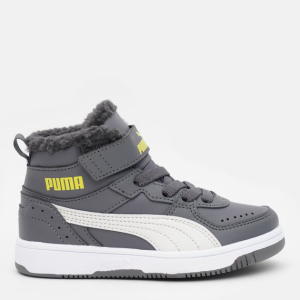 купить Ботинки детские Puma Rebound Joy Fur PS 37547904 32 (13) Castlerock-Nimbus Cloud-Nrgy Yellow-Puma White (4063699545746)